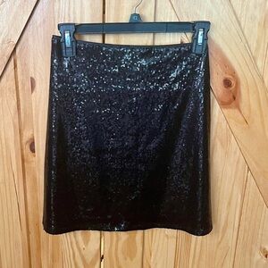 White House Black Market Black Mini Skirt -NWT